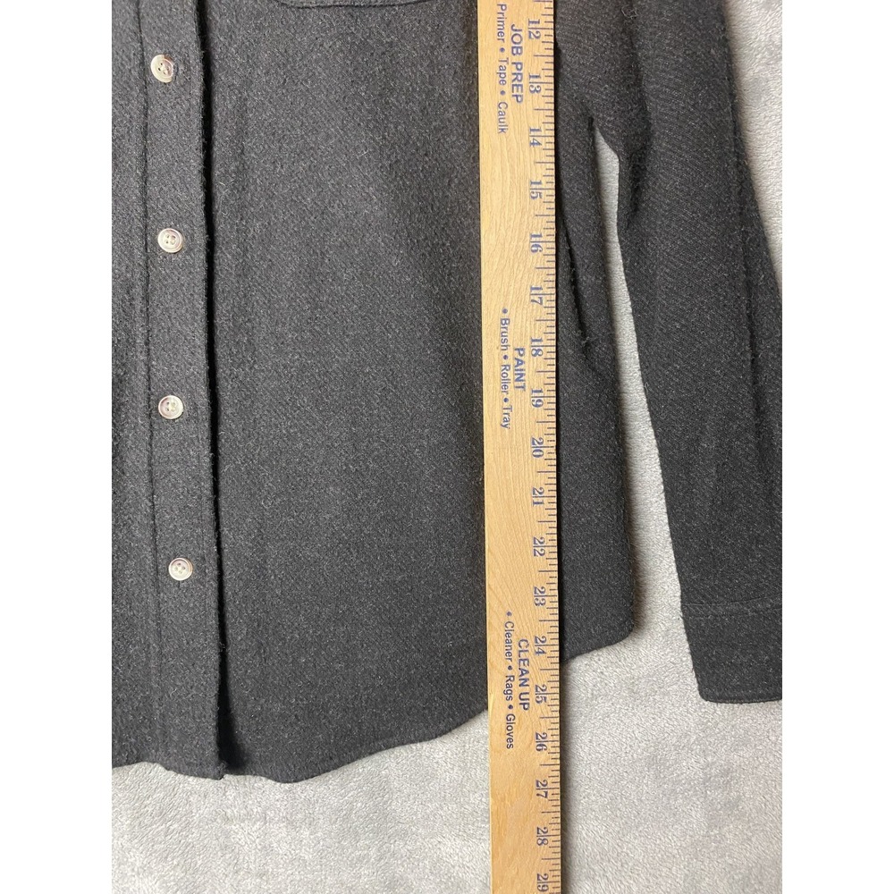 Faberty Womens XS Black Button-Up Shirt Long Sleeve - Picture 2 of 5